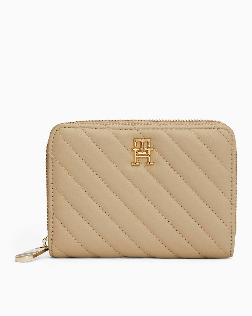 Tommy Hilfiger Poppy Reform Zip Around Wallet Cüzdan Beige