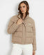 Guess Bertina Light Puffer Şişme Mont Summer Clay