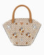 Guess Beauvoir Kapaklı Mini Tote El Çantası Cognac Multi