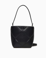 Calvin Klein Quilt Bucket Logolu Omuz Çantası Black