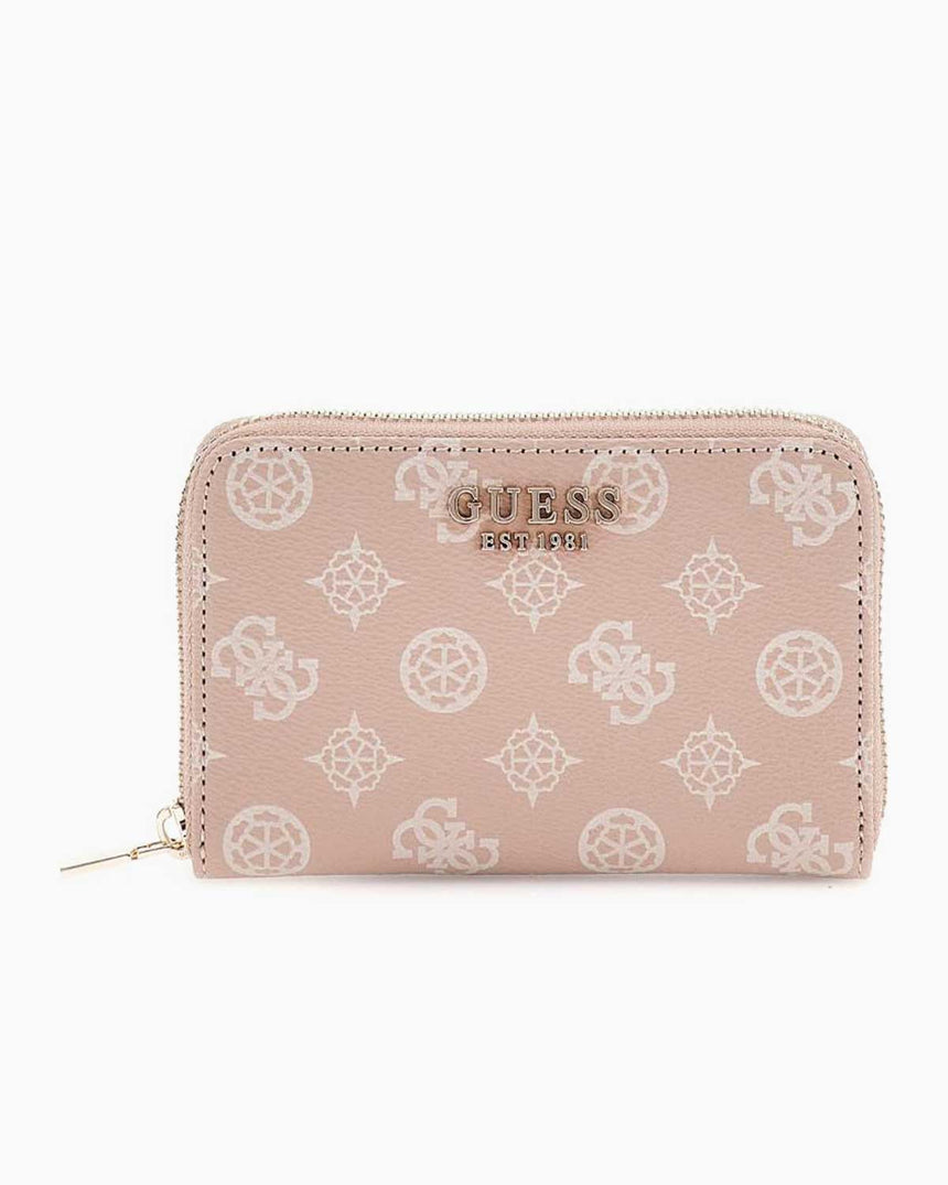 Guess Laurel Slg Medium Cüzdan Light Rose Logo