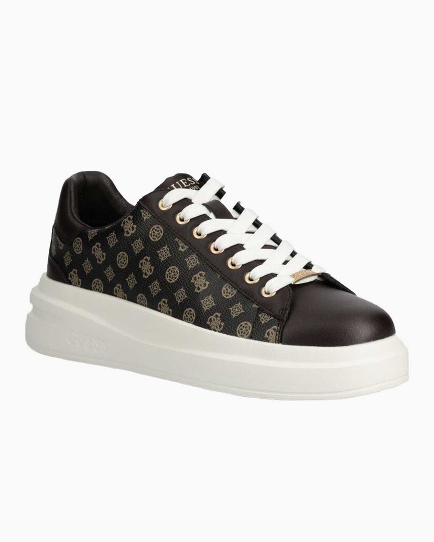 Guess Elbina Logo Detaylı Sneaker Brown / Ocra