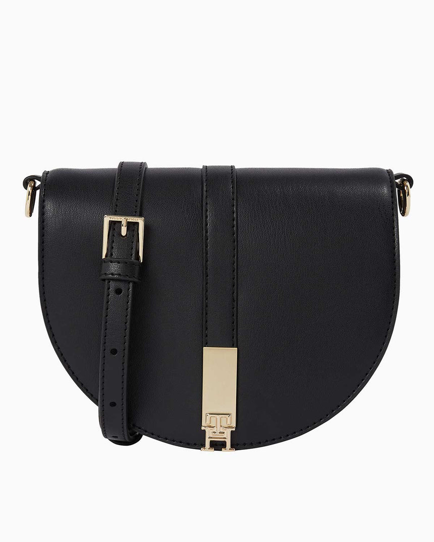 Tommy Hilfiger Heritage Saddle Çapraz Askılı Çanta Black