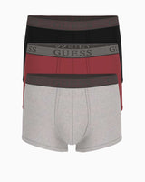 Guess Joe Erkek 3lü Boxer Paketi Black Red Grey Combo