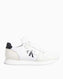 Calvin Klein Jeans Runner Sock Lace Up Sneakers Bright White/Black