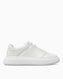 Calvin Klein Cupsole Lace Up Mono Sneakers White