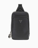 Guess Milano Logolu Bel Çantası Black