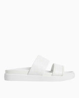 Calvin Klein Flat Slide Epi Mono Kadın Terlik White Monogram