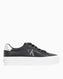 Calvin Klein Jeans Bold Flatform Lace Up Sneakers Black/Silver