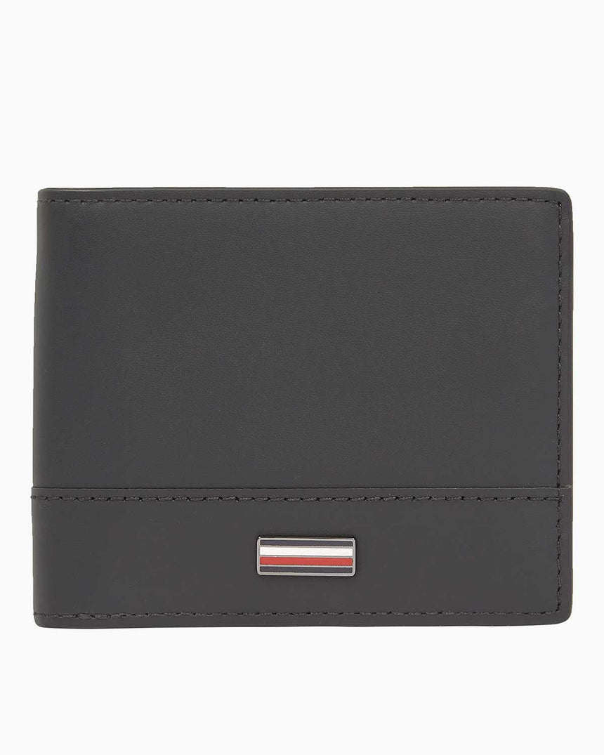 Tommy Hilfiger Corp Plaque Bifold Wallet Cüzdan Black