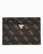 Guess Card Holder Logo Cüzdan Brown Logo
