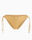Guess String Brief Logolu Bikini Altı Light Rich Gold
