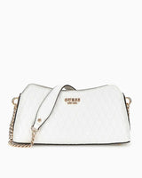 Guess Betula Zincir Detaylı Parlak Omuz Çantası White