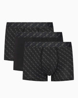 Guess Access Erkek 3lü Boxer Paketi 4G BLACK PRINT