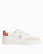 Calvin Klein Classic Cupsole Lace Up Sneaker Bright White/Tuscany
