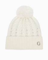 Guess Knittedd Kadın Bere White