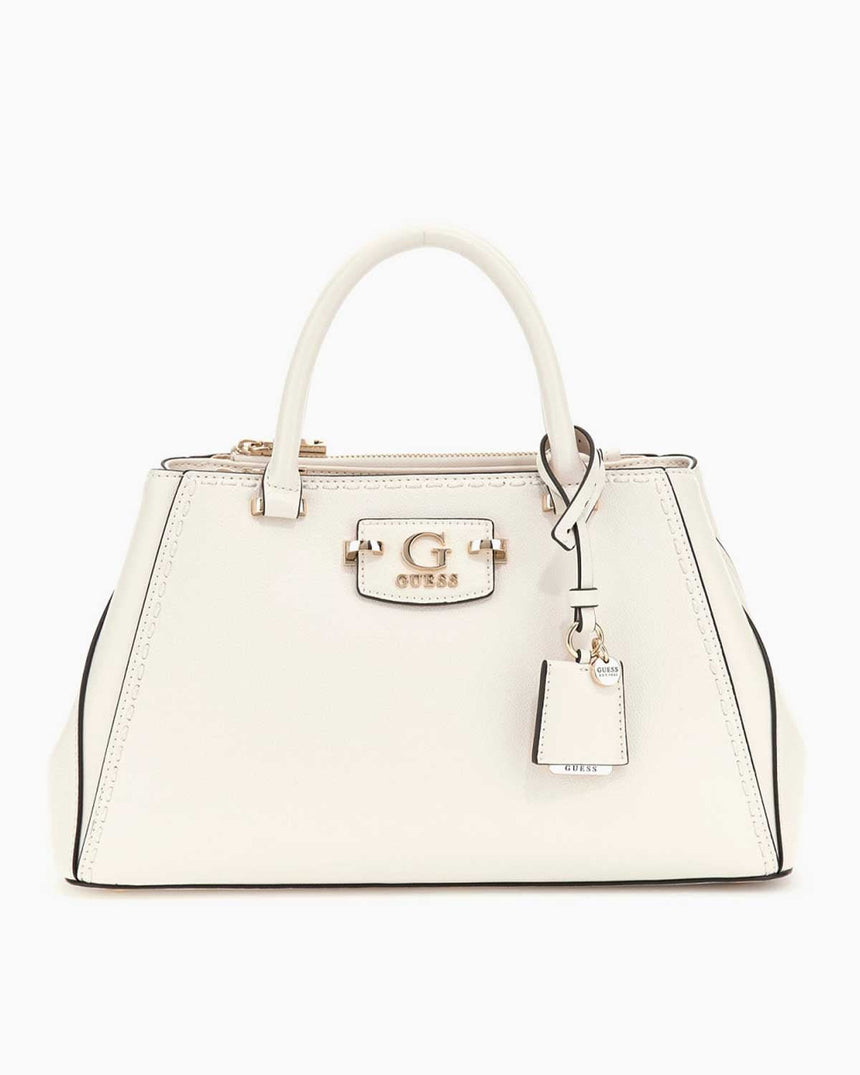 Guess Anadela Aksesuar Detaylı El Çantası Off White