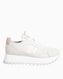 Calvin Klein Runner Low Lace Up Logolu Sneaker Eggshell/Rose Tan/Whisper Pink