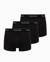 Calvin Klein Trunk 3P Underwear Bottoms Boxer Black W/ Dtm Wb