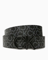Calvin Klein Metal Bombe Monogram Kemer Ck Black Smooth/Classic Mono