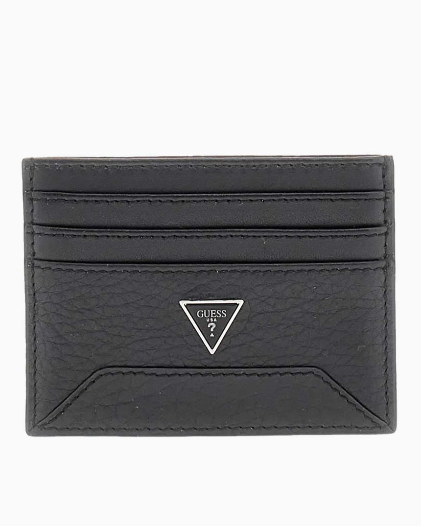 Guess Barcellona Torino Erkek Deri Kartlık Black