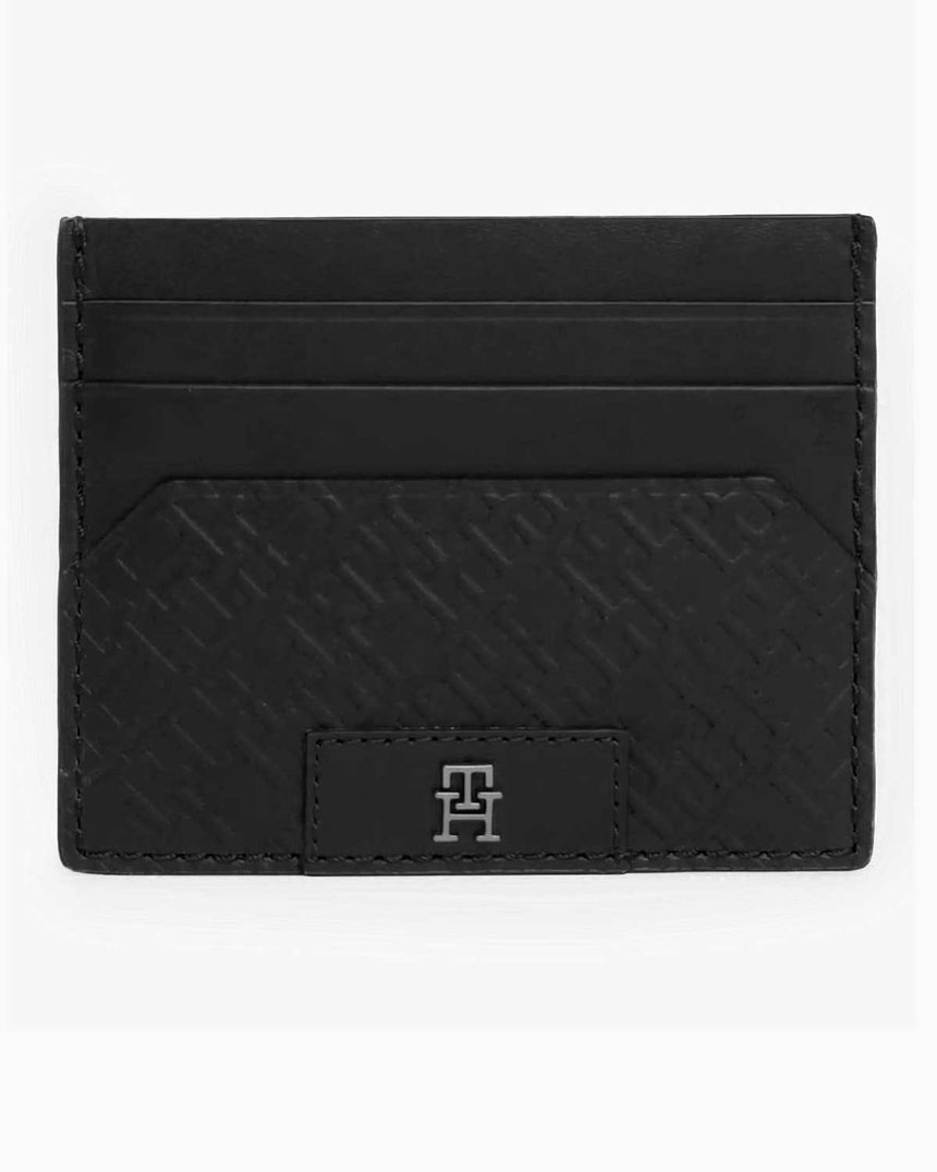 Tommy Hilfiger Monogram Folded Cardholder Kartlık Black