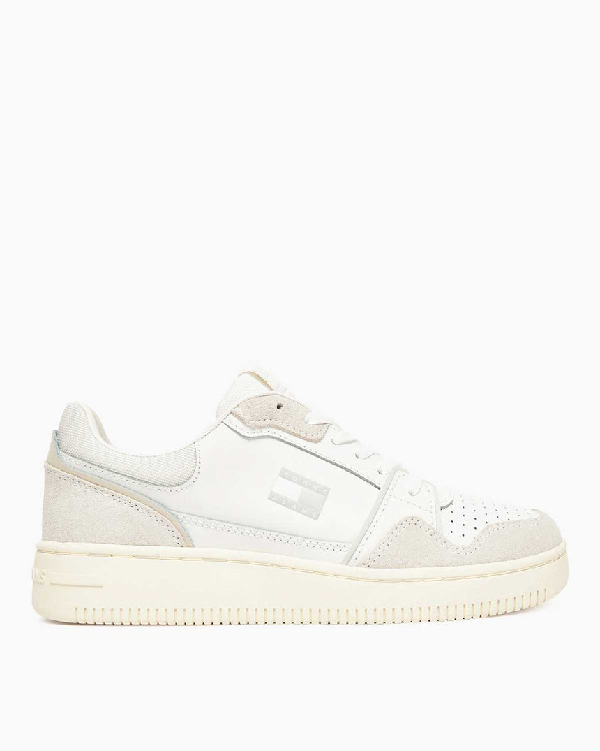 Tommy Hilfiger Meg Retro Kadın Basket Sneaker Ecru/Stratus Grey