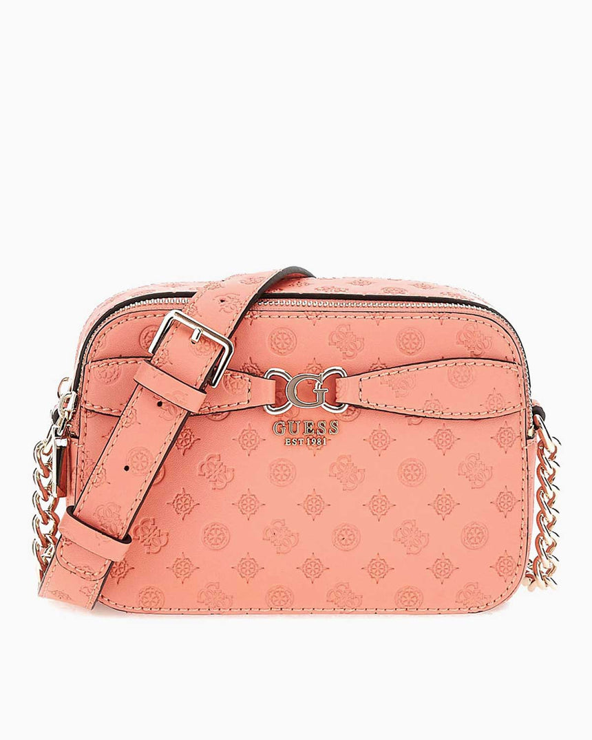 Guess Deesa Logolu Çapraz Askılı Çanta Coral Logo