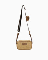 Nautica Hasır Çapraz Askılı Çanta Taba