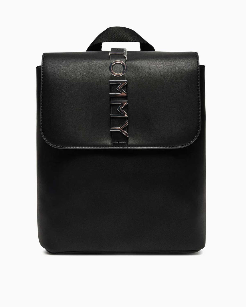 Tommy Jeans City Bold Backpack Logolu Sırt Çantası Black