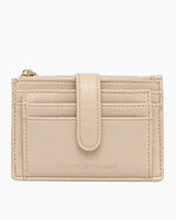 Tommy Hilfiger Logolu Fermuarlı Kadın Kartlık Classic Beige