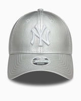 New Era Wmns Denim 9Forty Ny Şapka Gümüş