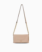 Us Polo Assn Zincir Detaylı Çapraz Askılı Çanta Bej