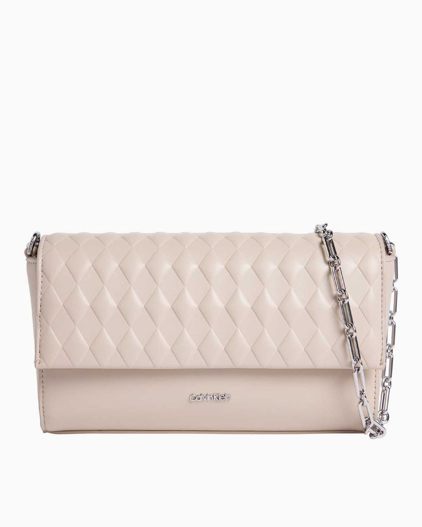 Calvin Klein Quilt Chain Mini Çapraz Askılı Çanta Crockery