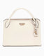 Guess Fedana Elite Satchel Logolu El Çantası Off White