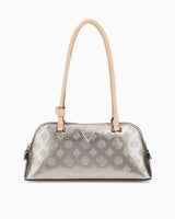 Guess Arnela Rugan Omuz Çantası Pewter - Logo