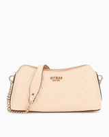 Guess Betula Zincir Detaylı Parlak Omuz Çantası Apricot