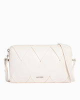 Calvin Klein Woven Logolu Camera Bag Chalk
