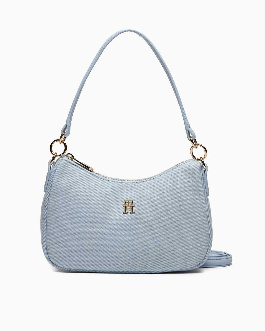 Tommy Hilfiger Poppy Canvas Shoulder Bag Blue