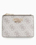 Guess Access Laurel II Kartlık Bölmeli Kadın Cüzdan Dark Oak