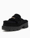 Guess Yaneta Kadın Deri Karışımlı Terlik Black