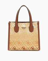 Guess Silvana Uzun Askı Detaylı El Çantası Cognac/Olive