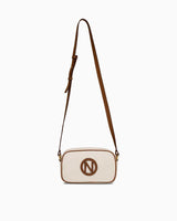 Nautica Çapraz Askılı Çanta Bej - Taba