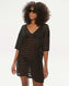 Calvin Klein Cover Up Dress Pareo Black