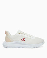 Calvin Klein Lausanne EVA Örgü Detaylı Kadın Koşucu Sneaker Bright White/Pink/Turtledove