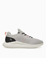 Calvin Klein Lausanne Örgü Erkek Koşucu Sneaker Moonstruck/Creamy White/Orange