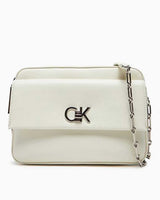 Calvin Klein Kilitlemeli Min Kadın Kamera Çantası Lily White