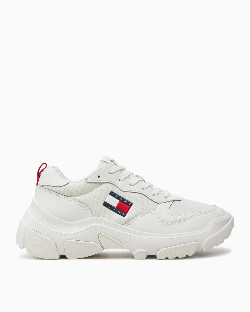 Tommy Hilfiger Lightweight Hybrid Runner Sneaker Ecru