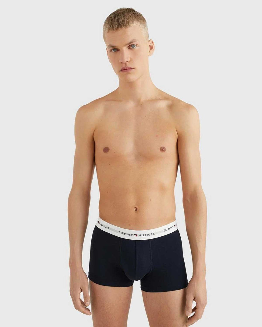 Tommy Hilfiger Underwear Bottoms 3P Trunk Boxer Desert Sky
