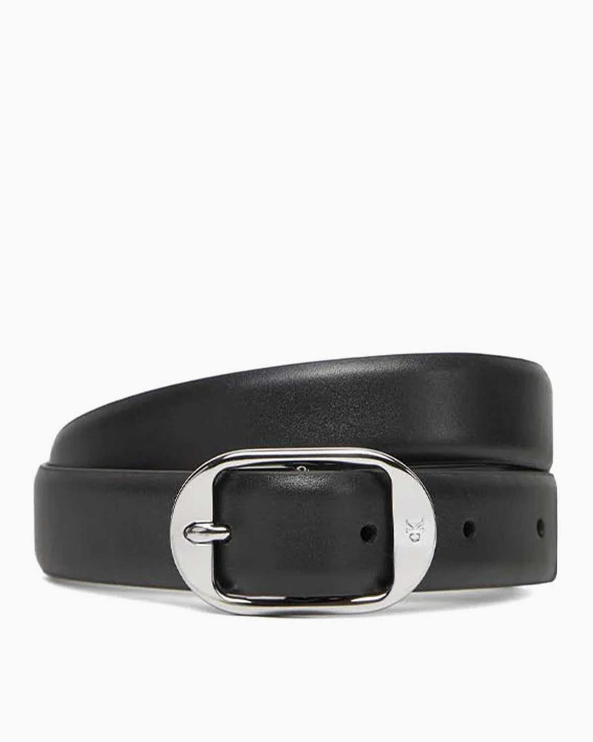 Calvin Klein Sahte İğne 25mm Kadın Kemer BLACK / 18K GOLDEN NF